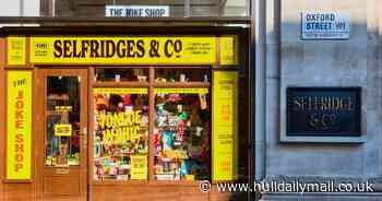 Selfridges in Oxford Street now looks like famous Hull joke shop Dinsdales