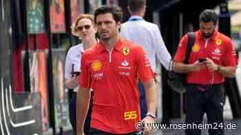 Blinddarm entzündet: Zwangspause für Ferrari-Pilot Sainz