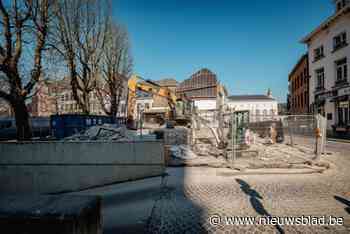 Sloop van Newtongebouw in hartje Mechelen na twee maanden bijna achter de rug, nieuwbouwproject komt in de plaats
