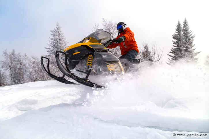 Snowmobilers Trigger Large Avalanche In The British Columbia Backcountry