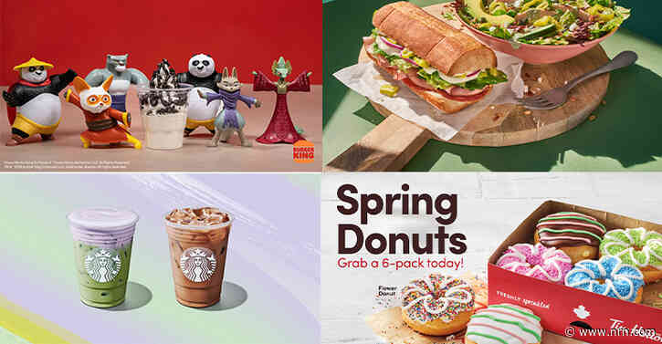Menu Tracker: New items from Burger King, Starbucks, and Panera