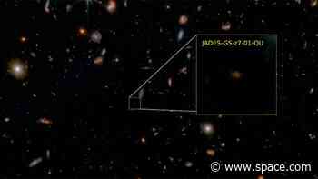 Oldest 'dead' galaxy ever seen defies current models of the ancient universe