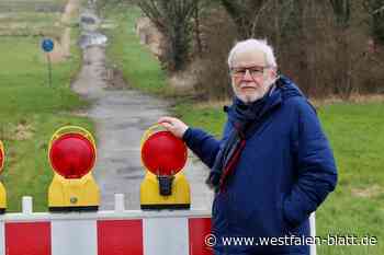 Verschlammter Bach flutet beliebten Wanderweg in Hiddenhausen