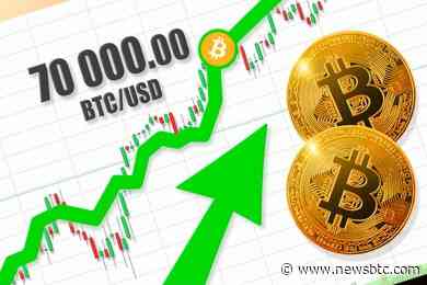 BREAKING: Bitcoin Hits New All-Time High, Surging Past $70,000 For The First Time In History