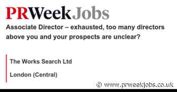 The Works Search Ltd: Associate Director – exhausted, too many directors above you and your prospects are unclear?