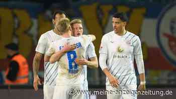 Hansa Rostock gewinnt Kellerduell in Braunschweig