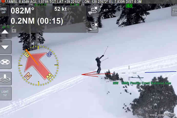 Helicopter Rescues Lost Skier At Palisades Tahoe, CA