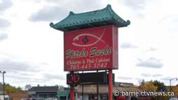 Knife-wielding suspect steals cash register from sushi restaurant