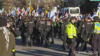 3 charged after protests outside Toronto-area synagogue real estate event marketing occupied West Bank land