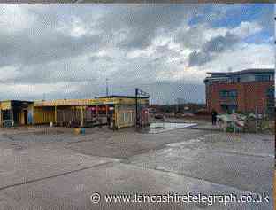 New charging points and shop at Blackburn petrol station