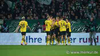 Werder Bremen gegen Borussia Dortmund im Liveticker: Fallrückzieher-Tor bringt Werder in Not
