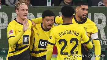 Jadon Sancho trifft: BVB schlägt Werder Bremen in Unterzahl