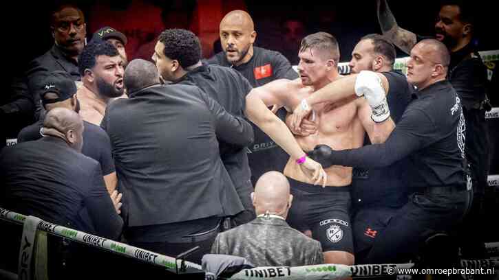 Kickbokser Rico Verhoeven naar finale, krijgt na afloop trap van Ben Saddik