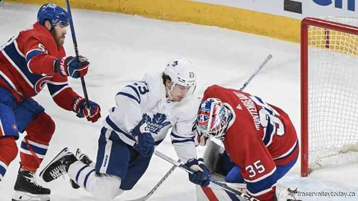 John Tavares scores third-period winner as Maple Leafs edge Canadiens 3-2