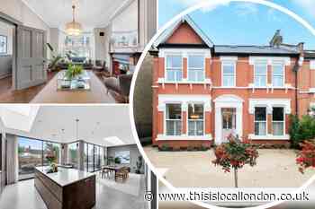 Zoopla is selling a £1.57m remodelled home in Eltham