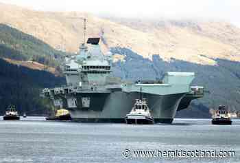 HMS Queen Elizabeth catches fire while docked in Scotland