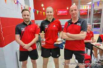 Tafeltennisclub huldigt Lessia voor haar twee Belgische titels