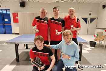 Zonderschotse Pintpongers spelen ludiek clubkampioenschap: “Van pingpong op hoogte tot spelen met schoen”