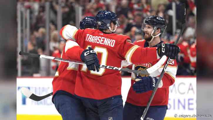 Vladimir Tarasenko scores first 2 goals as a Panther, Florida beats Calgary 5-1