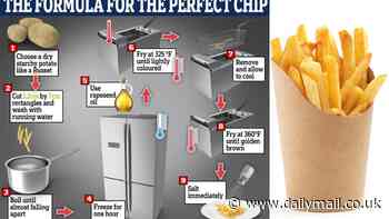 Revealed: The 'perfect chip' is exactly 7cm long and 1.2cm wide, fried twice in rapeseed oil and made using Russet potatoes, scientists say