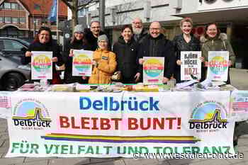 AfD und „Delbrück bleibt bunt“ zufrieden mit Infoständen