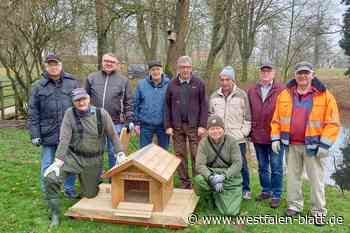 Rentner-Gang baut neues Zuhause für Enten in Willebadessen