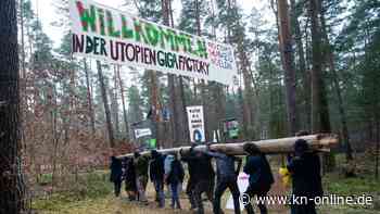 Protest gegen Tesla: Aktivisten wollen Camp im Wald nicht räumen