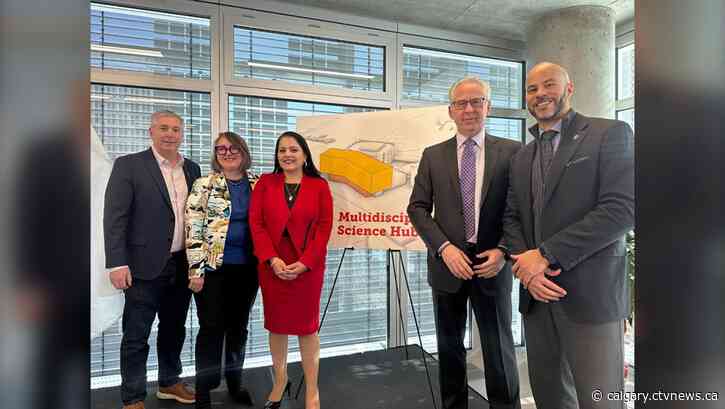 Province announces $55 million investment towards U of C science hub