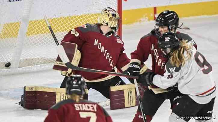 Jenner has goal and assist as Ottawa defeats Montreal 4-2 in PWHL action