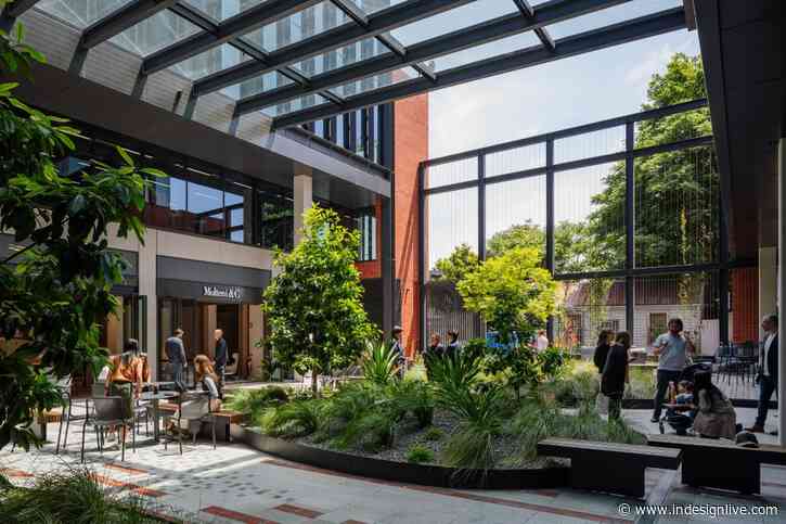 Homes on one side, businesses on the other – and Industry Lanes right in the middle