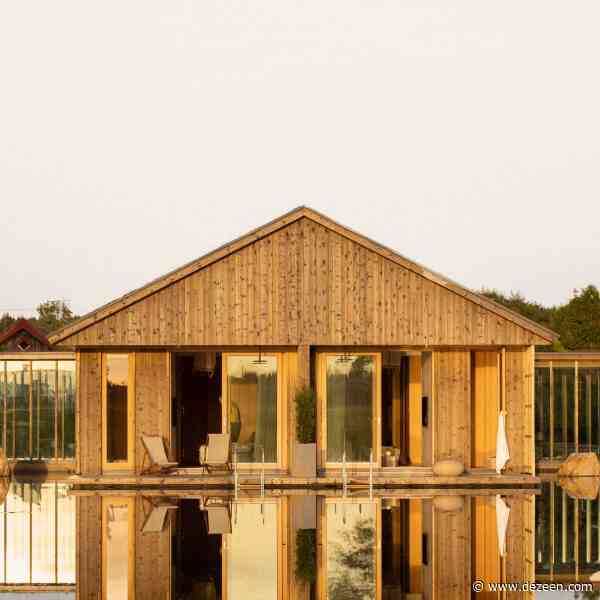 Norm Architects references Japanese temples for Sjöparken retreat in Sweden