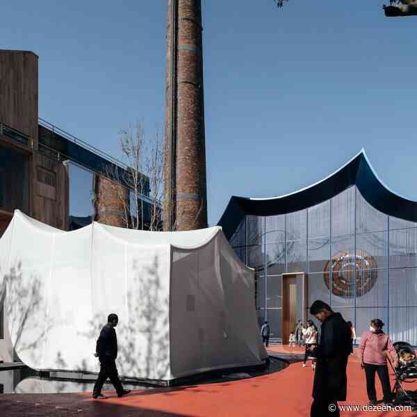 Wave-shaped roofs top cultural space in Shanghai by Wutopia Lab