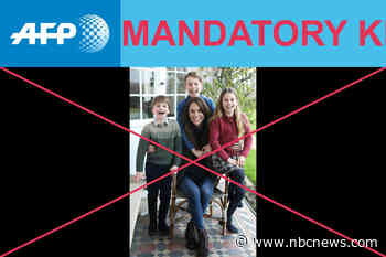 Palace says Princess Kate edited mother’s day family photo, apologizes 'for any confusion'