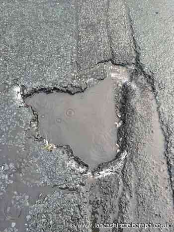 Wet weather blamed for Lancashire pothole repairs backlog