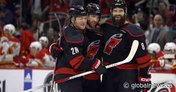Carolina Hurricanes earn 7-2 win over Calgary Flames