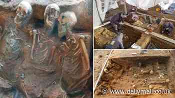 Giant plague grave discovered in Nuremberg could be the largest mass burial site EVER seen in Europe - with as many as 1,500 people buried there