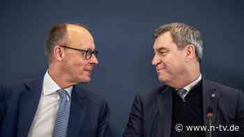 Auftritt mit Merz: Söder kontert K-Frage überraschend