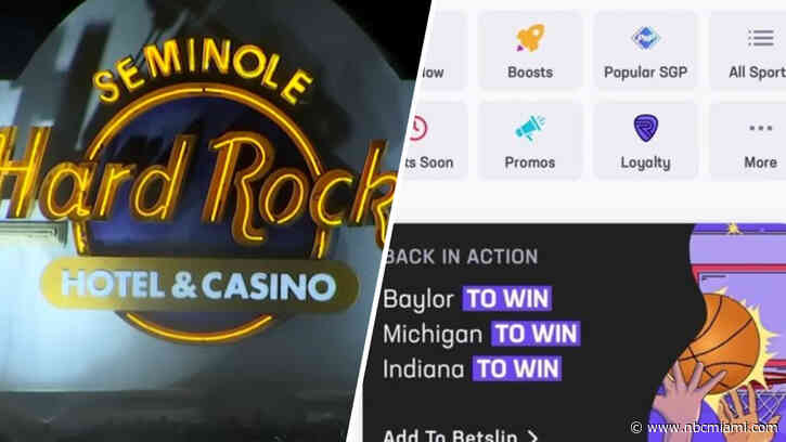 Florida rivals ask courts to stop online sports gambling off Seminole Tribe lands