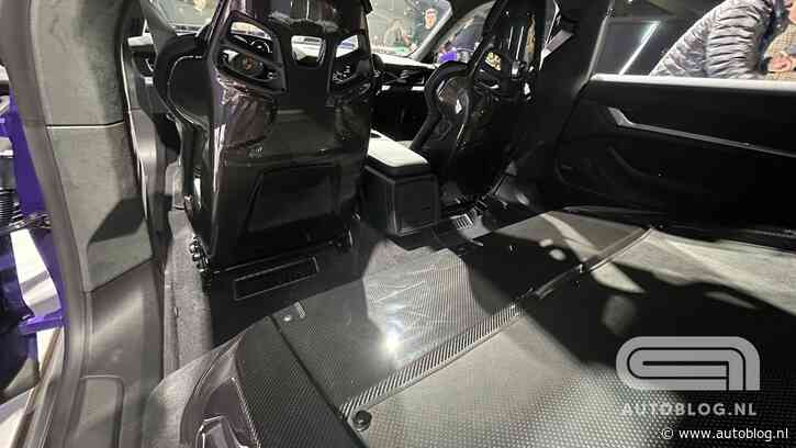 Zo kaal is het interieur van de Taycan Turbo GT in het echt