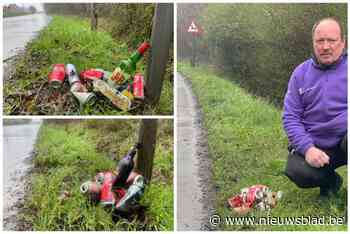 Blikjesexpo verschijnt in natuurgebied: “Zo zien vervuilers hun afval nog eens van dichtbij”