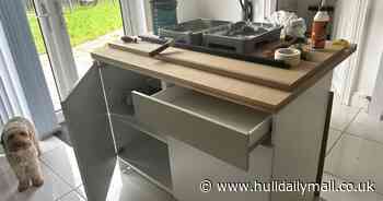 Savvy homeowner refuses to cough up £4,000 for 'expensive' kitchen island - so builds own for £250