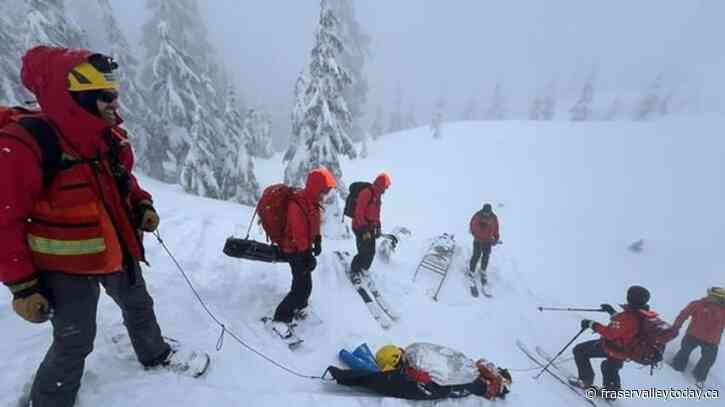 Woman survives being buried 20 minutes upside down in avalanche near Metro Vancouver