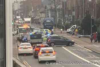 Two injured after crash in Leyton which shut Lea Bridge Road