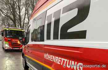 FW-GLA: Höhenrettereinsatz in Gladbeck