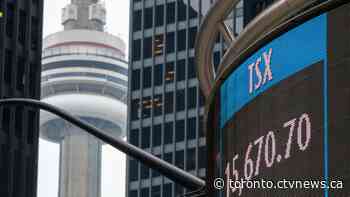 S&P/TSX lower in Monday morning trading as U.S. markets also fall