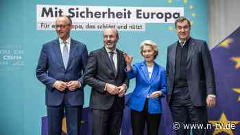 Klimaschutz nur am Rande: Wie die Union bei der Europawahl punkten will