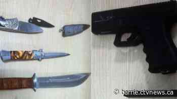 Allegedly armed man arrested after boarding Barrie bus