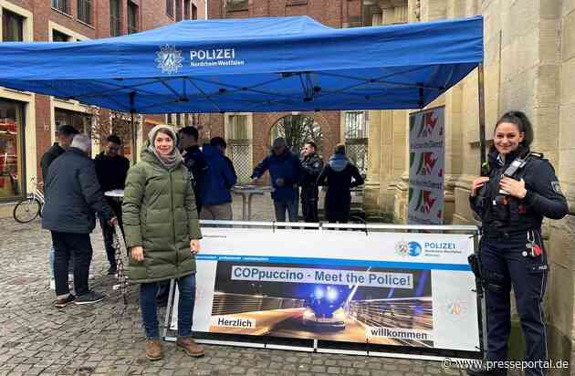 POL-MS: 140 gute Gespräche und 65 Heißgetränke - Polizei Münster veranstaltet "COPpuccino" anlässlich der internationalen Wochen gegen Rassismus