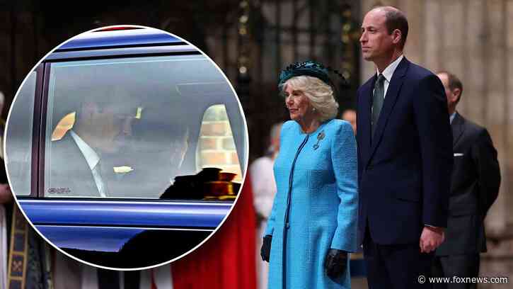 Kate Middleton seen with Prince William before he joined Queen Camilla at Commonwealth Day event