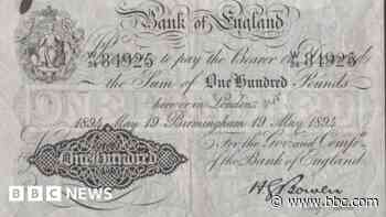 Rare Brummie banknote could fetch £30k at auction